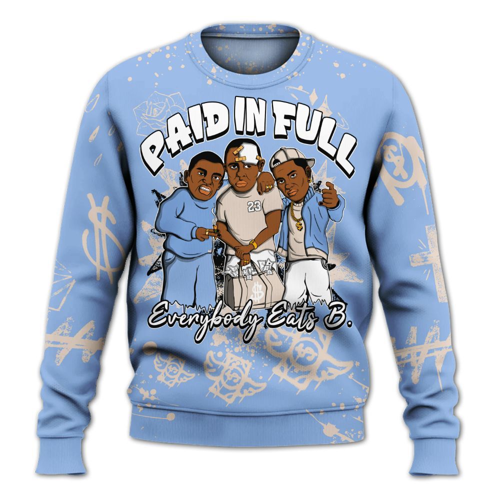 Sweatshirt To Match Air Max 1 Royal Pulse - Everybody Paid In Full Crayon All Over Print
