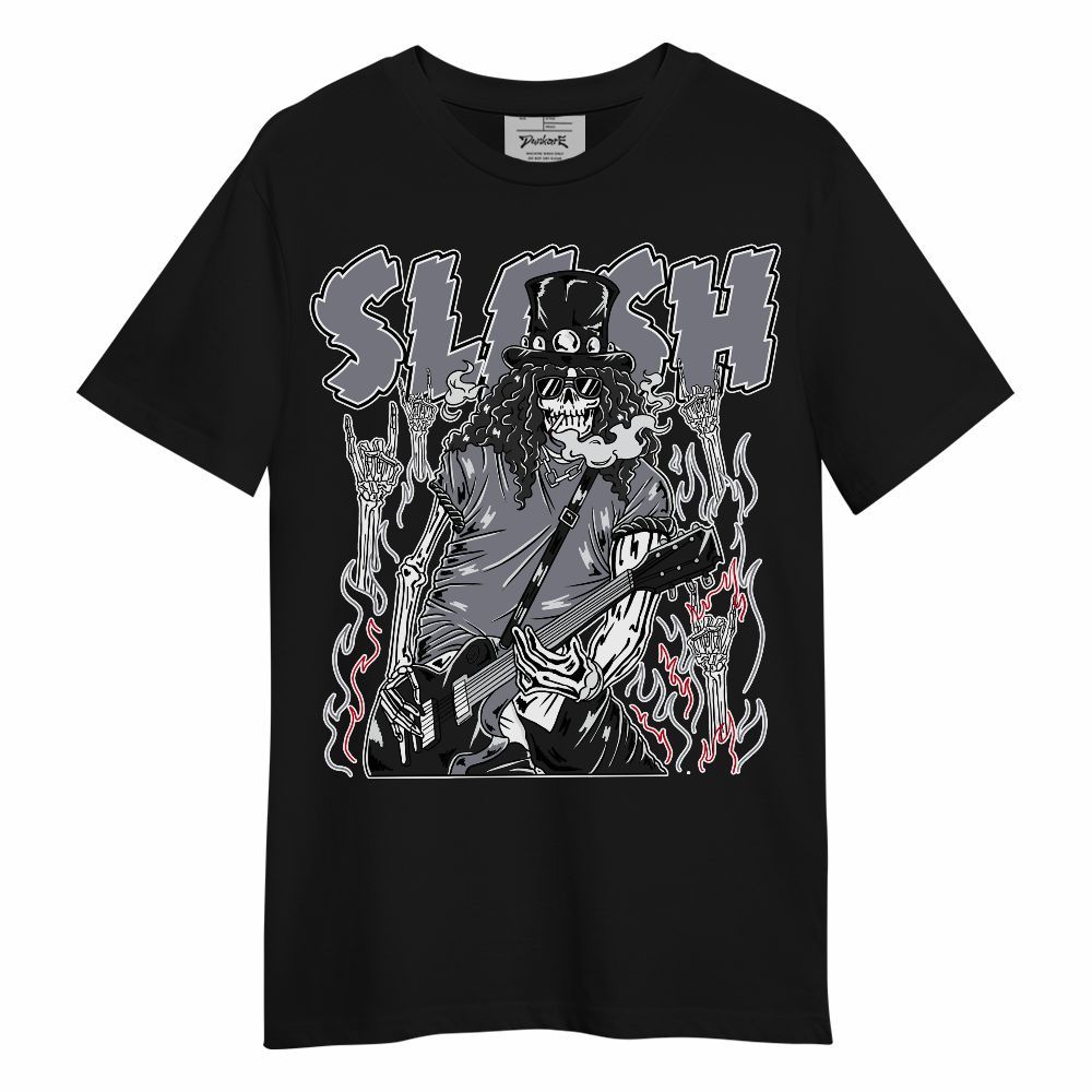 Shirt To Match Retro Black Flint 13s - Slash Skeleton Unisex Shirt