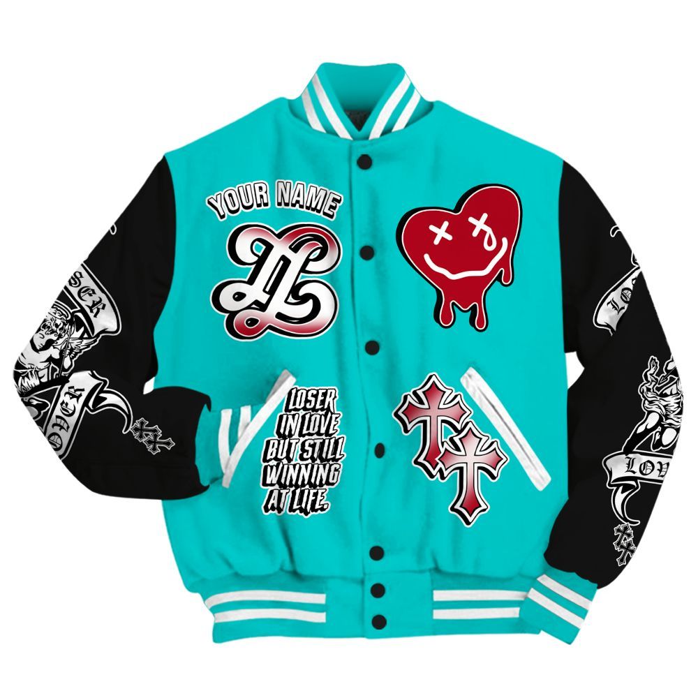 Varsity Jacket To Match Air Griffey Max 1 Freshwater - Loser Lover All Over Print