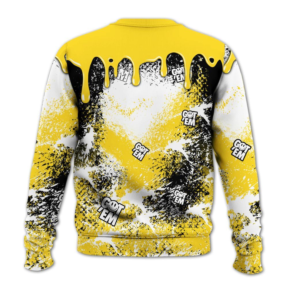 Sweatshirt To Match Retro Thunder 4s - Dripping 23 Drip All Over Print