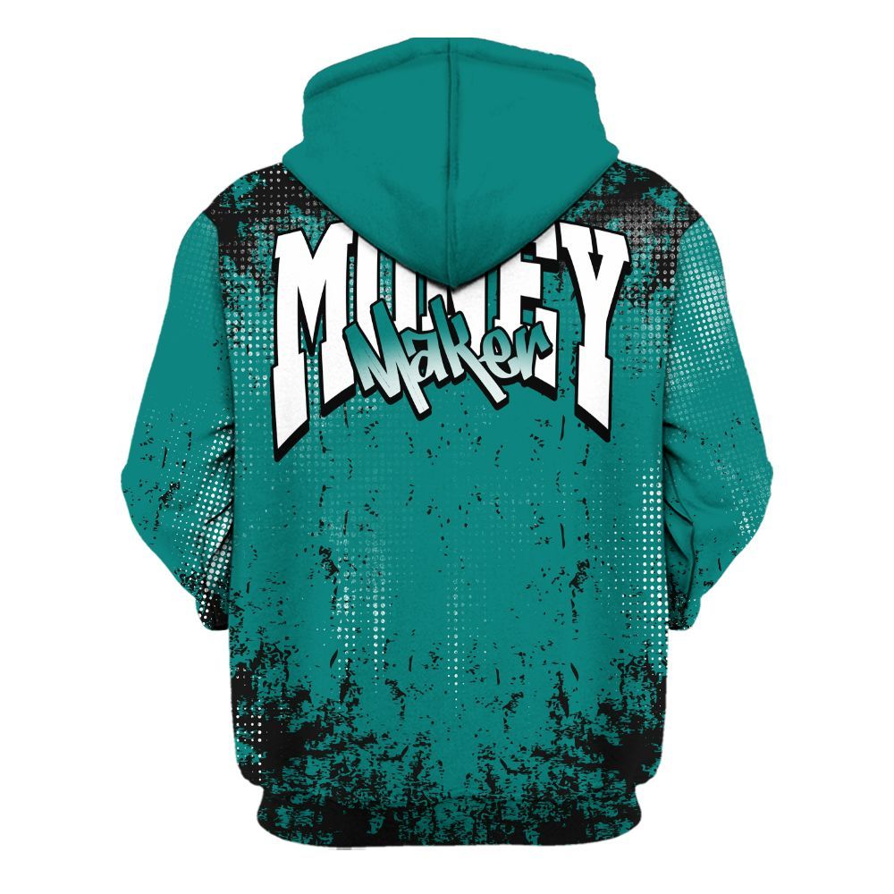 Hoodie To Match Griffey Max 1 Freshwater - Move In Silence Money Street Retro All Over Print