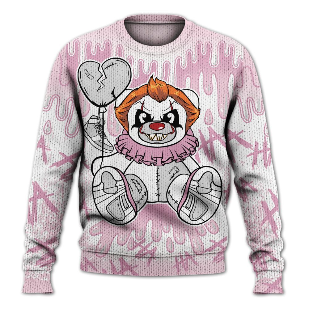 Knitted Sweater To Match Orchid 4s - Shoe Game Bear Drip