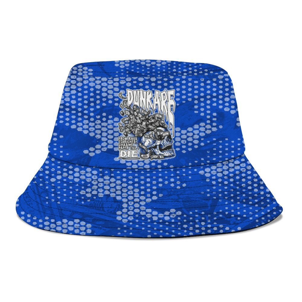 Bucket Hat To Match Air Foamposite One Royal - From Rags To Riches Graphic