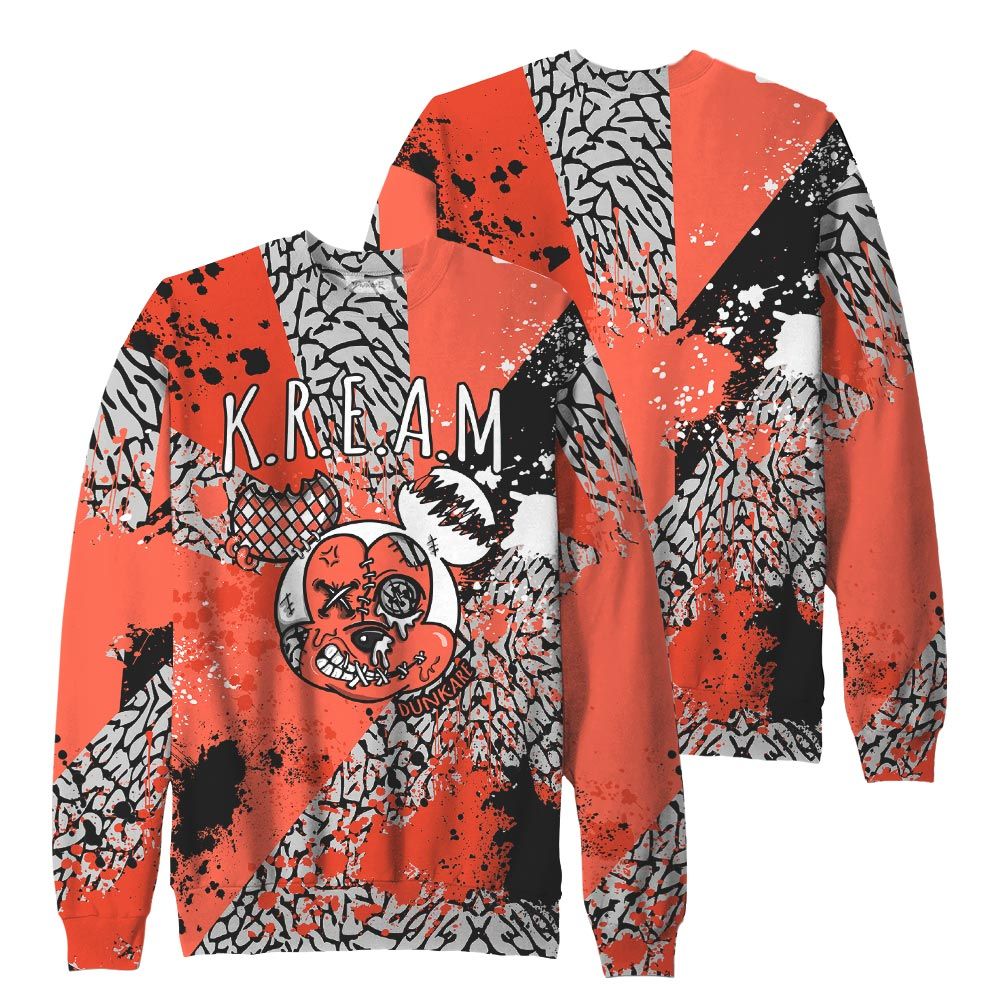 Sweatshirt To Match, Georgia Peach 3s Sweatshirt, Kream Drip Sweatshirt Outfit 3 Cosmic Clay 903 NCT