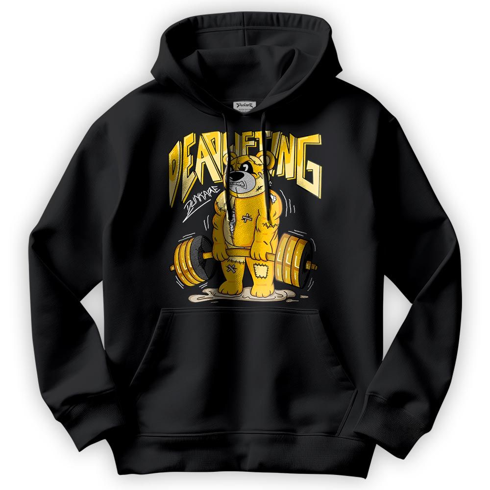 Sweatshirt To Match Vivid Sulfur 4s Hoodie - Deadlifting Bear Hoodie Unisex