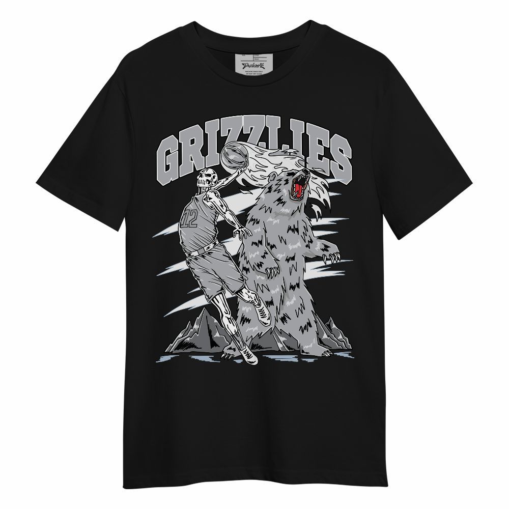 Shirt To Match Low OG Wolf Grey 1s - Grizzly Bear Skeleton Unisex Shirt