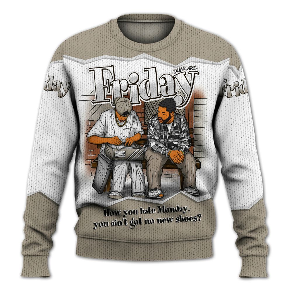 Sweater To Match High OG Khaki 1s - Friday Movie 90s TV Graphic