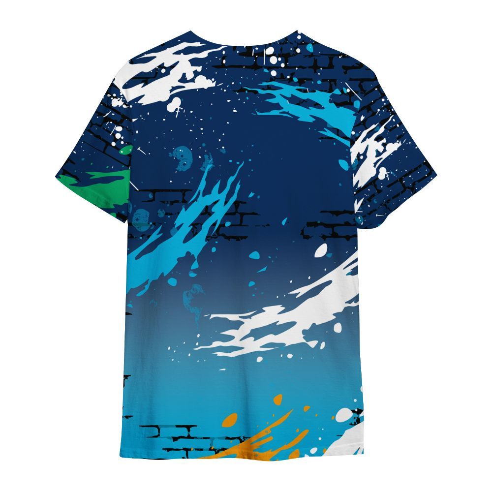 Shirt To Match Dunk Low GS Electric Algae - Values Of Loyalty Drip All Over Print