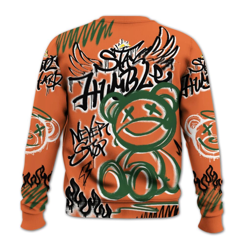 Sweatshirt To Match Low Miami 5s - Humble Drip Streetwear Graffity All Over Print