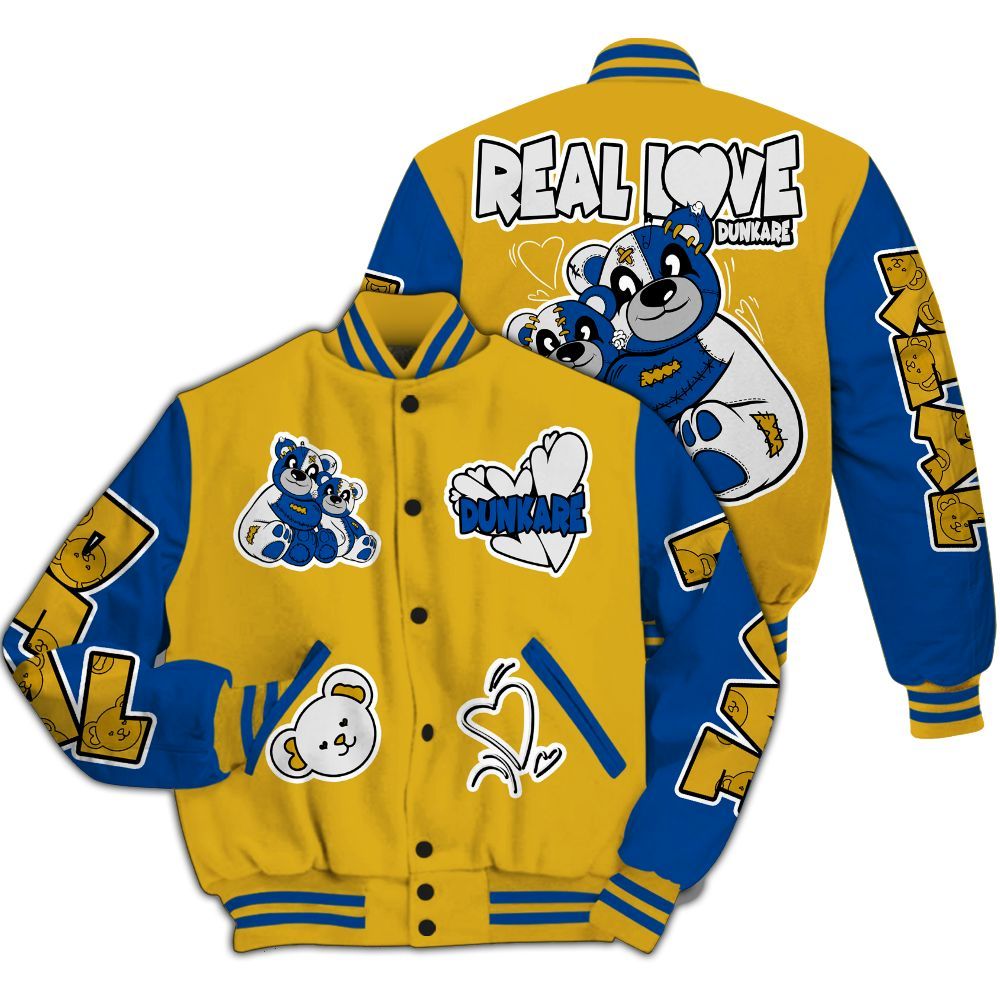 Varsity Jacket To Match High Laney 1s - Sincere Fondness Bear All Over Print