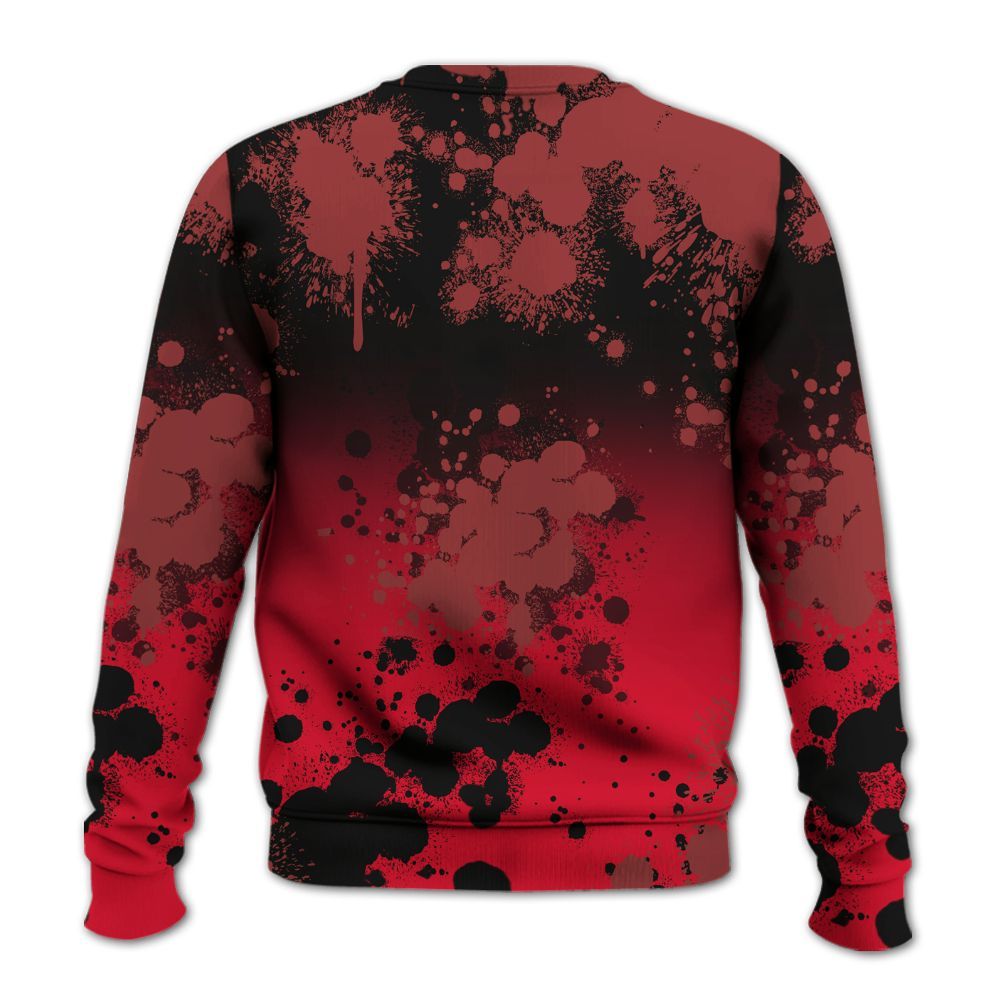 Sweatshirt To Match Air Max Sunder Gore Tex Fire Red - God Blessed Ink Drip All Over Print