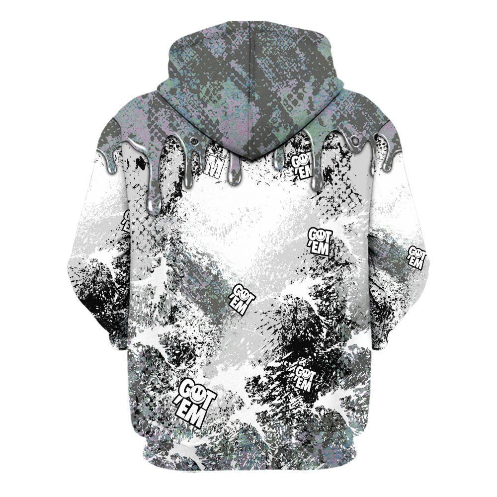 Hoodie To Match Low CNY Year Of The Snake 11s - Dripping 23 Drip All Over Print