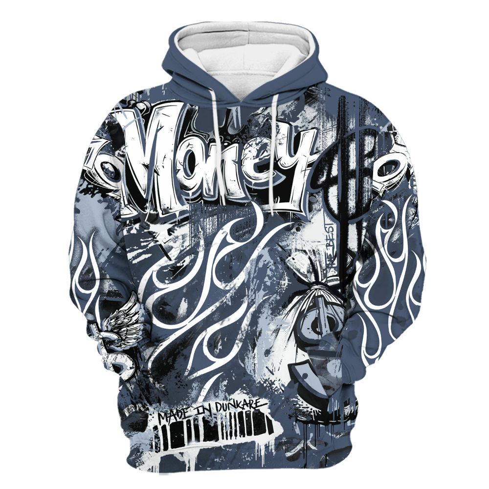 Hoodie To Match Low Diffused Blue 11s - The Best Money All Over Print