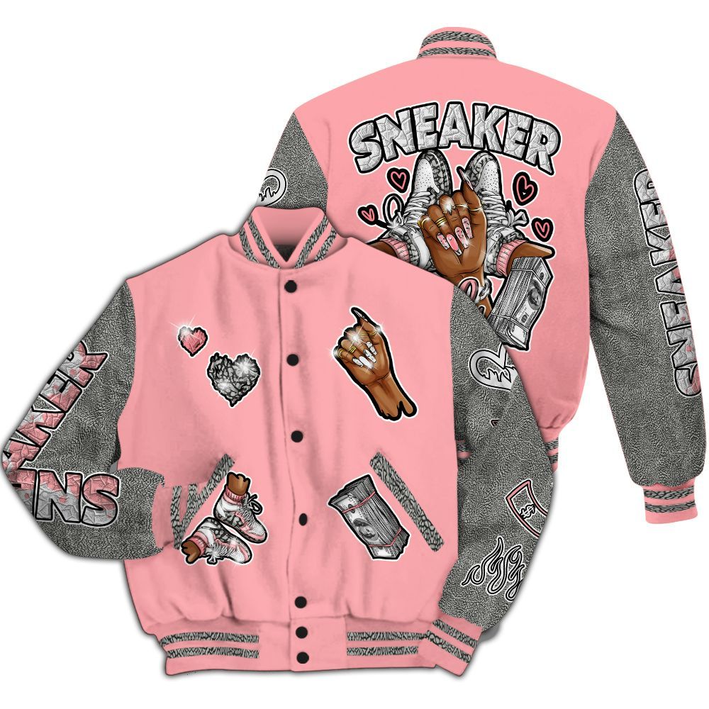 Varsity Jacket To Match Retro Wings 3s - Sneakerz Girlz All Over Print