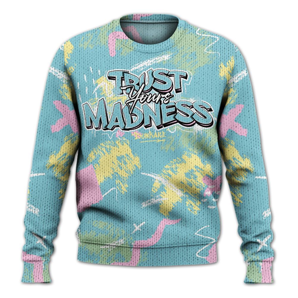 Knitted Sweater To Match SB Dunk Low Visty - Trust Your Madness Retro