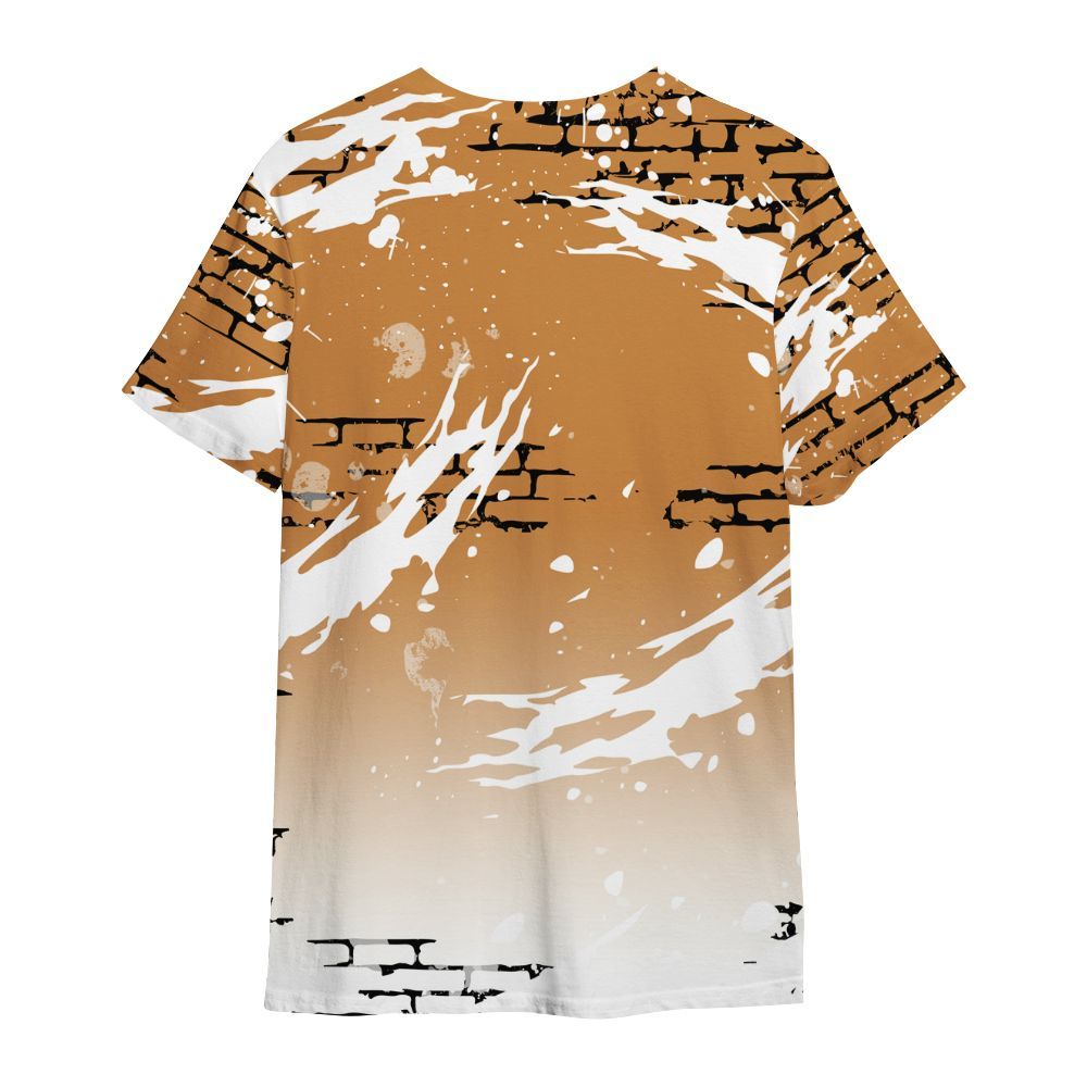 Shirt To Match Dunk Low Nature Wheat Suede - Values Of Loyalty Drip All Over Print