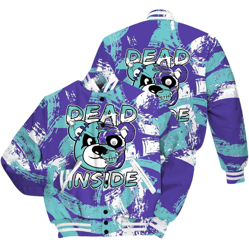 Varsity Jacket To Match Low Hornets 1s Shirt - Lifeless Bear Circle Slpash All Over Print