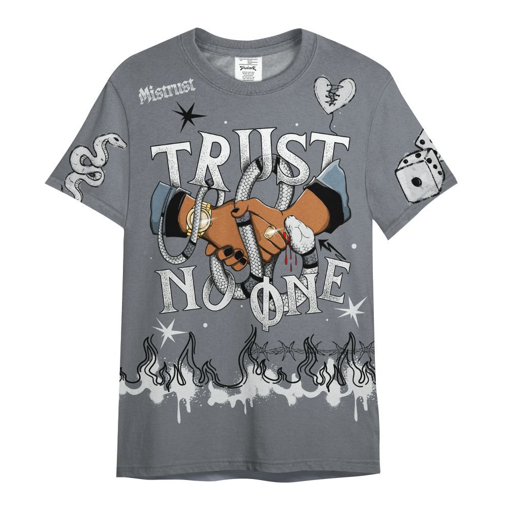 Shirt To Match Air Max DN Silver Bullet - Trust No One Snake-Bite Doodle Crayon All Over Print