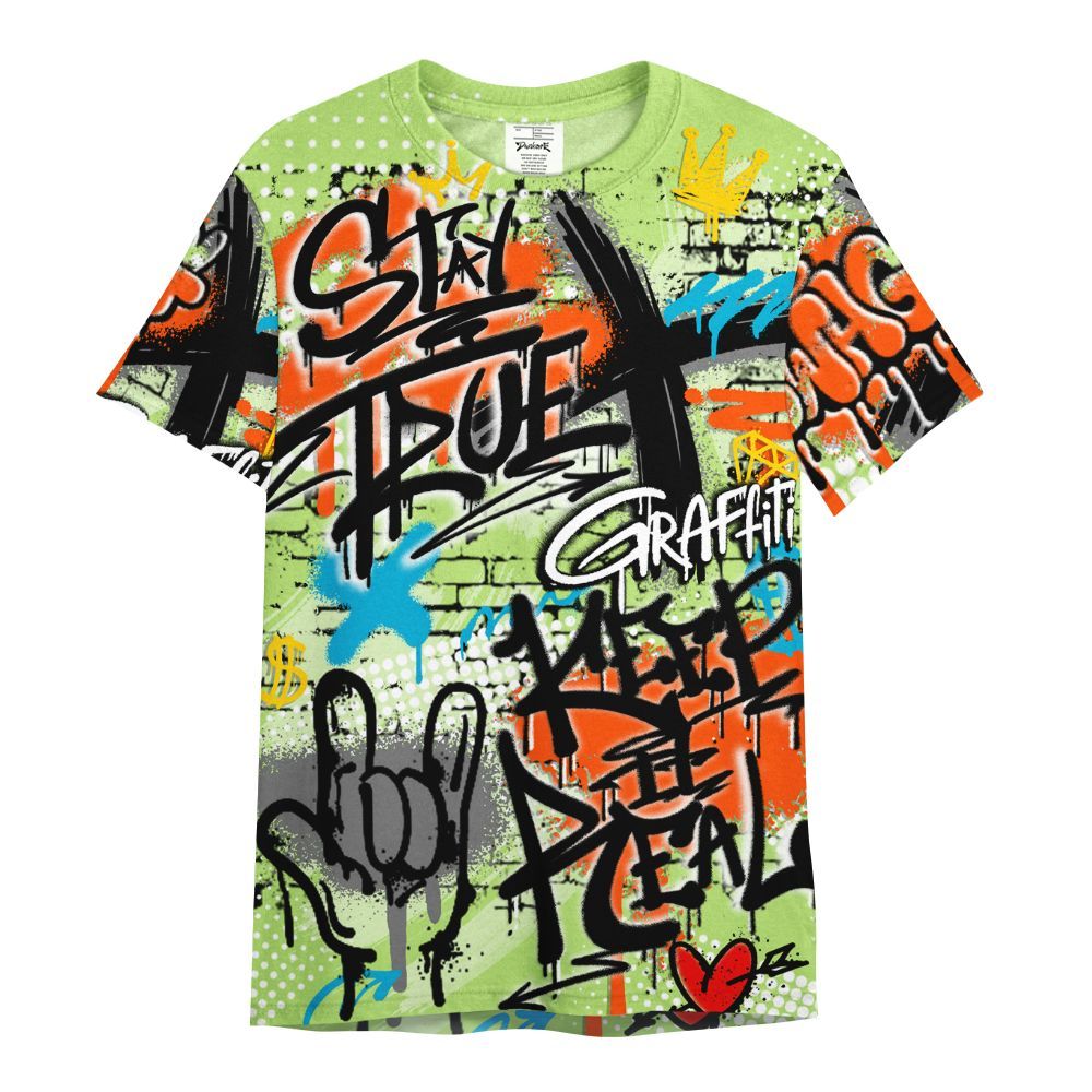 Shirt To Match Kobe 9 Elite What The - True It Real Graffiti Streetwear All Over Print