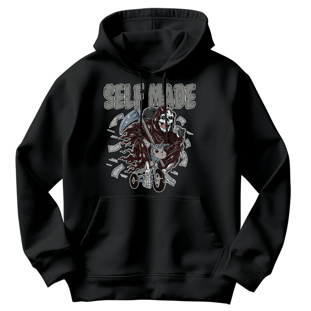 Sweatshirt To Match Burgundy 5s - Self Make Skeleton Graphic
