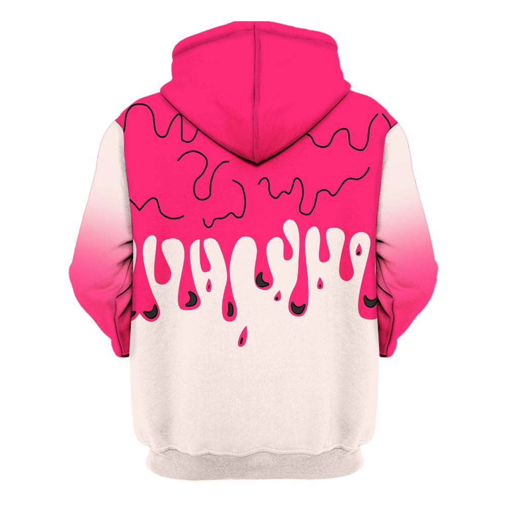 Hoodie To Match A'One Pink Aura - Snake Trust No One Drip All Over Print