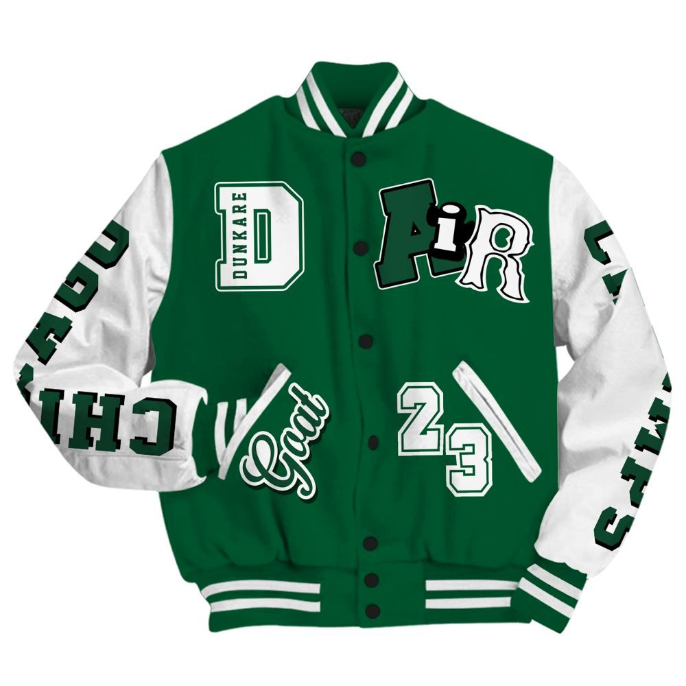 Varsity Jacket To Match High Gorge Green 1s - AIR Number 23 GOAT All Over Print