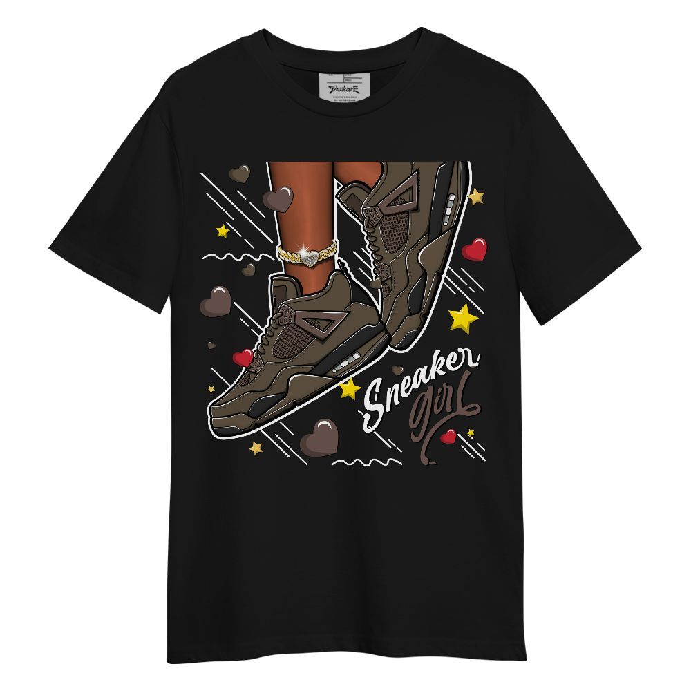 Shirt To Match AMM Dark Mocha 4s - SNEAKER Girl Heart Flying Graphic