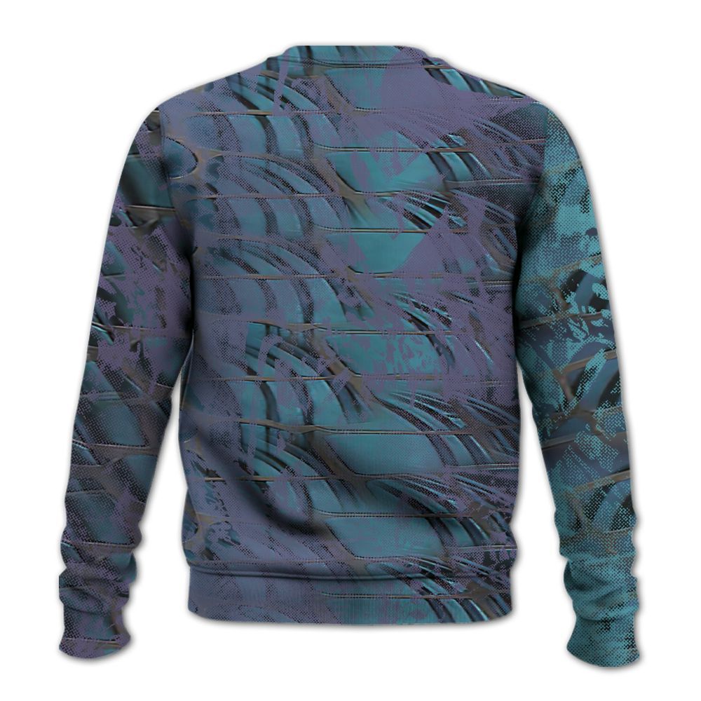 Sweatshirt To Match Air Foamposite Kazuya Mishima - Sneakerz Girlz Heart Grunge All Over Print