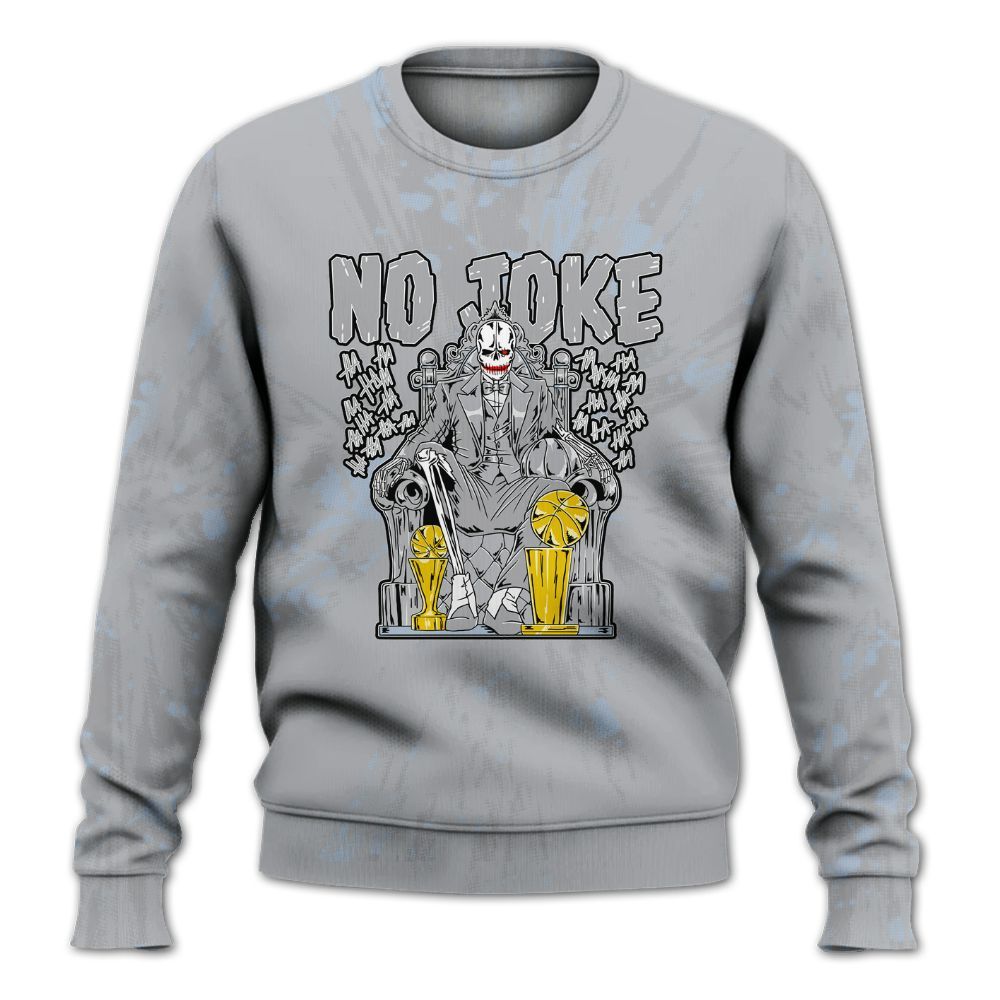 Sweatshirt To Match Low OG Wolf Grey 1s - Ain't Joke Skeleton Luxury All Over Print
