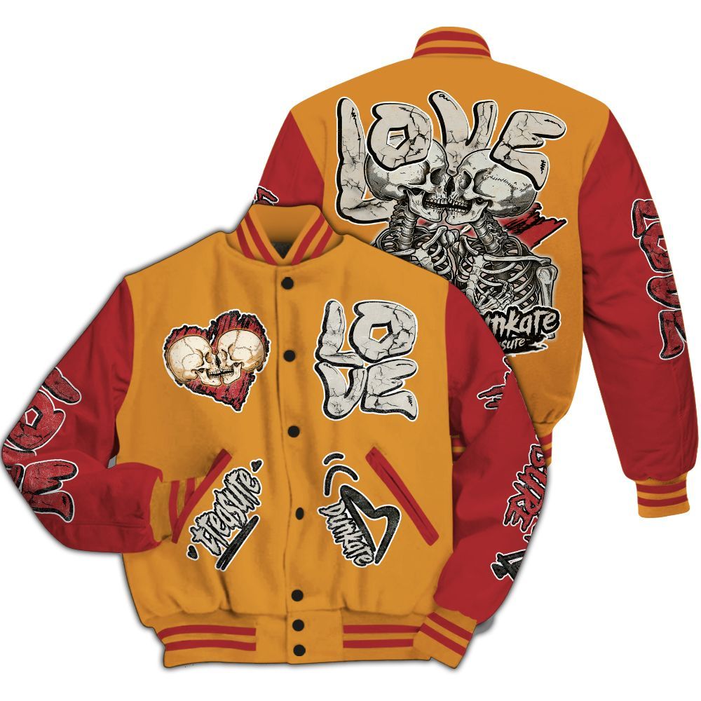 Varsity Jacket To Match Air Max Plus Sunset Swarovski - Skull Bear All Over Print
