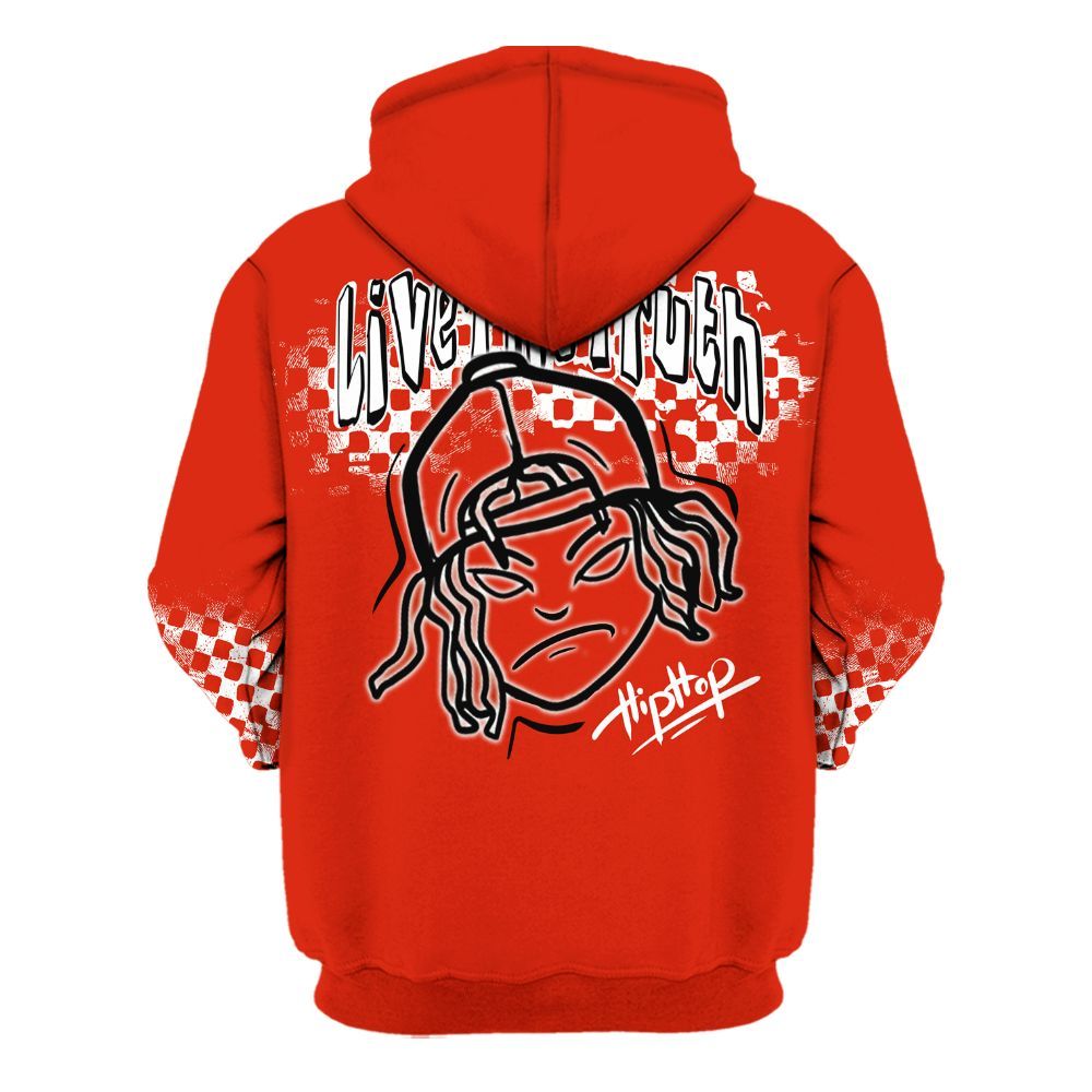 Hoodie To Match Retro Cherry 11s - Feel Life Street Style All Over Print