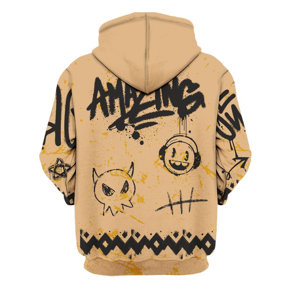 Hoodie To Match SE Afrobeats 7s - Friday Sneaker Crayon All Over Print