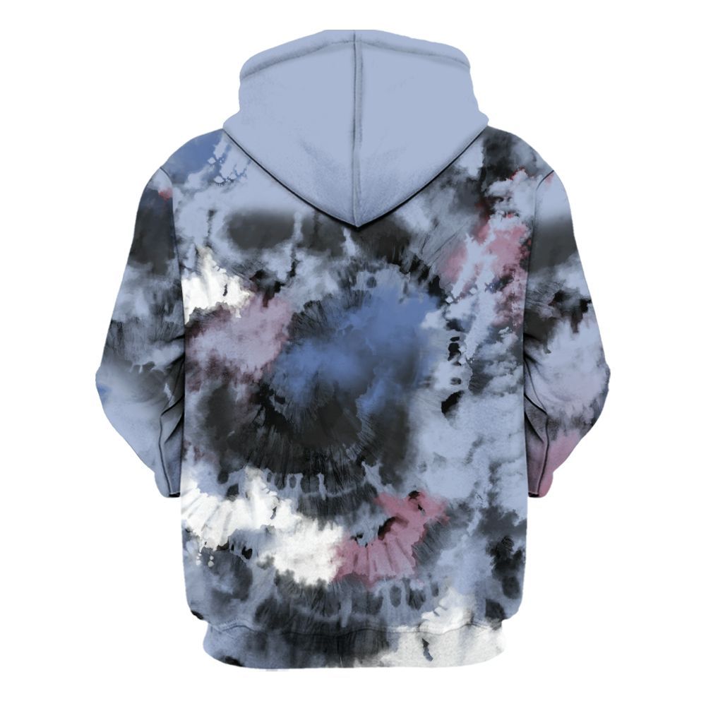 Hoodie To Match Black Metallic 5s - SNEAKER Girl Money Drip Tie Dye All Over Print