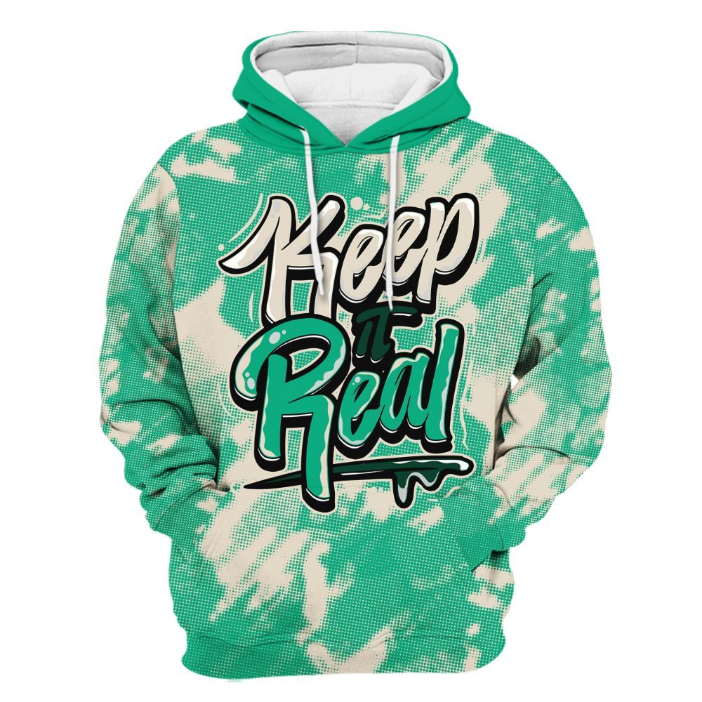 Hoodie To Match Oxidized Green 4s - Keeping It Reals Shirt Unisex Oufit All Over Print