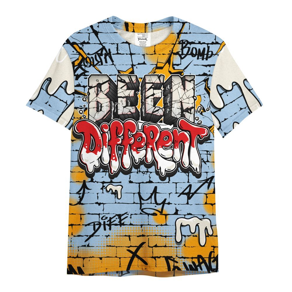 Shirt To Match Retro High OG Pale Ivory Psychic Blue 1s - Been Different All Over Print