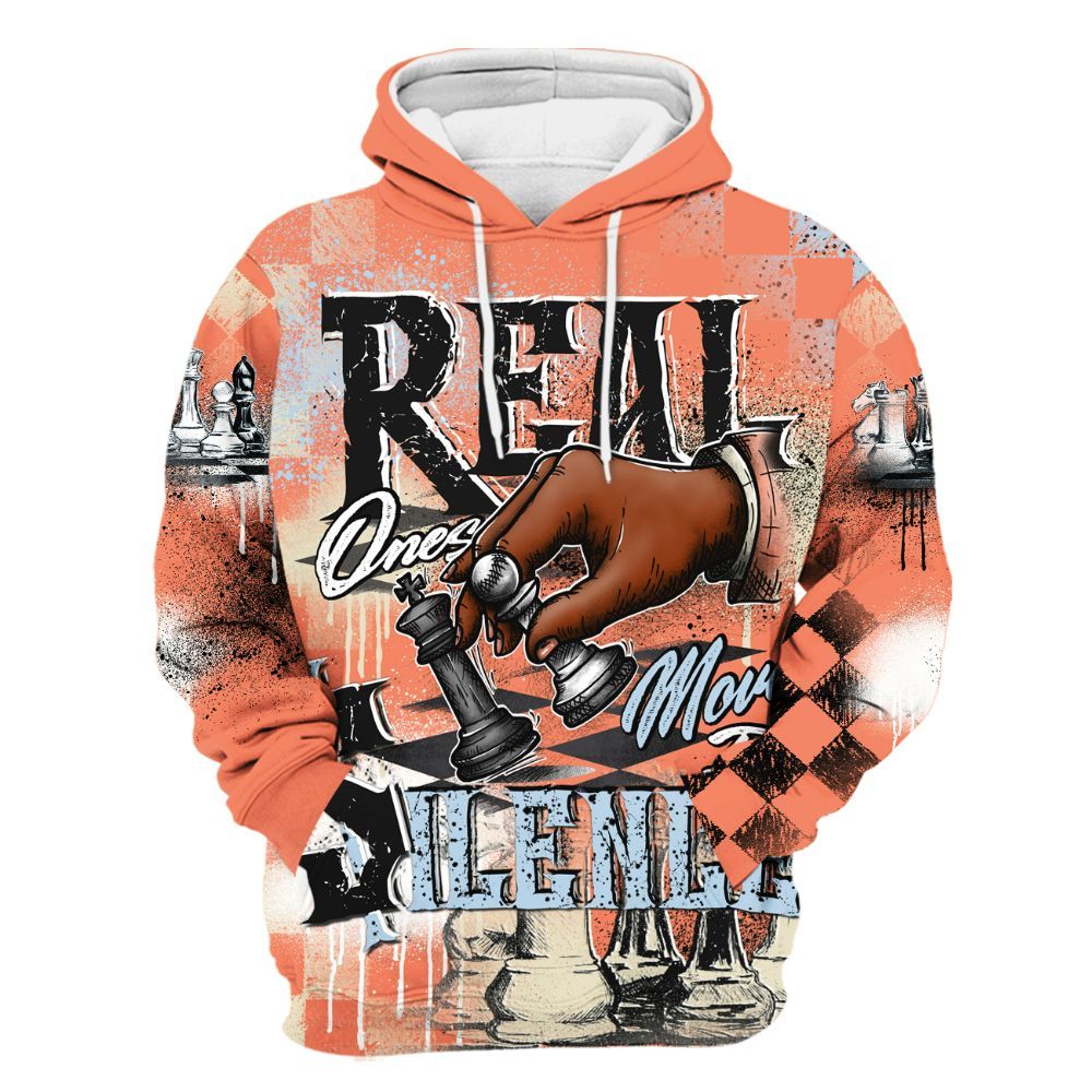 Hoodie To Match DJ Khaled Crimson Bliss 5s - Chess Move In Silence All Over Print