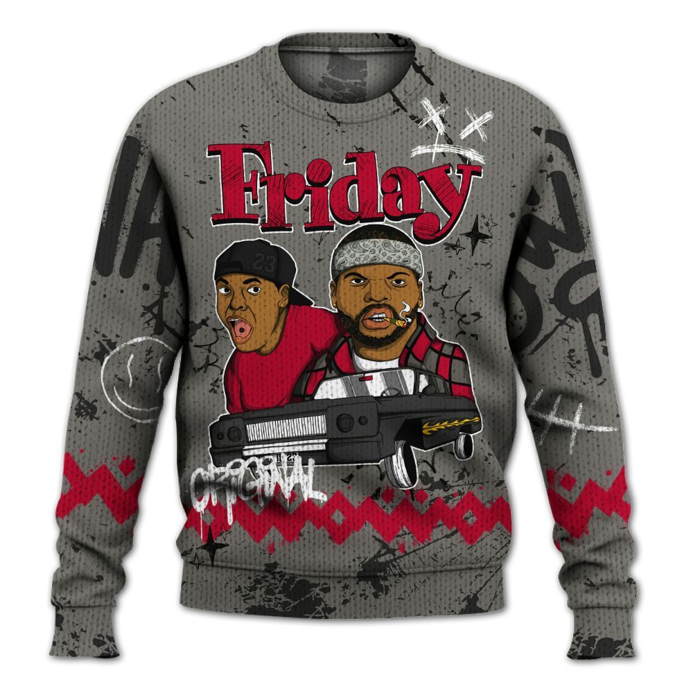 Sweater To Match Shadow 2025 10s Shirt, Friday Sneaker Crayon Graphic