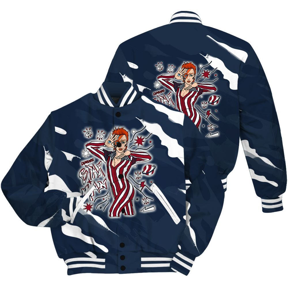 Varsity Jacket To Match Retro Olympic 6s Shirt - Starmans Graphics Colored All Over Print