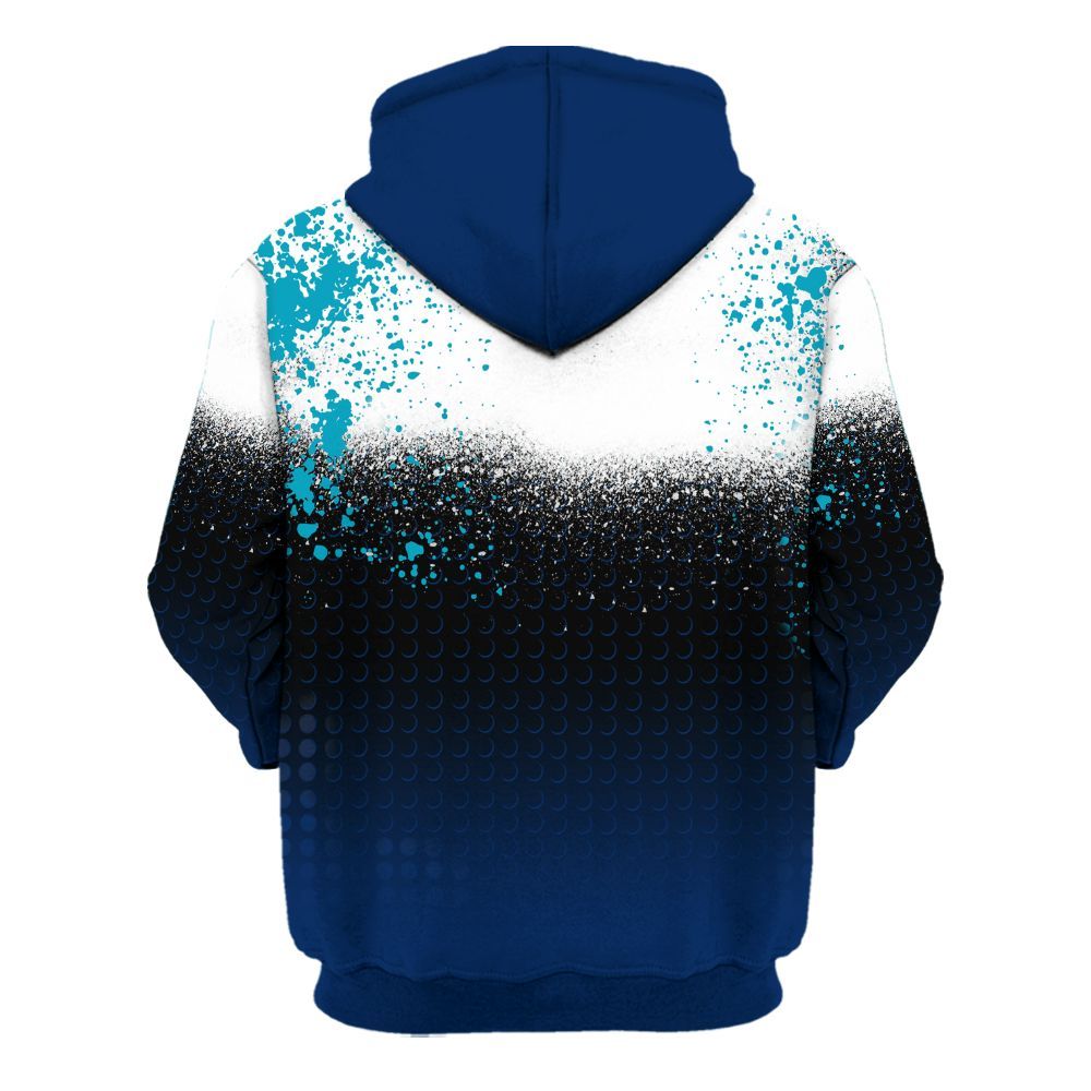 Hoodie To Match Kobe 5 X-Ray - Halftone Time Is Money All Over Print