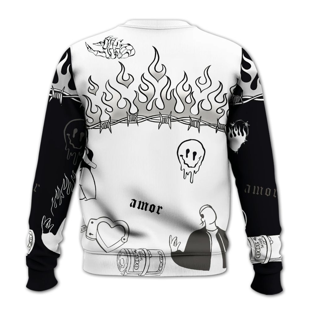 Sweatshirt To Match Kobe 9 Elite Protro Halo - Snake Trust No One All Over Print