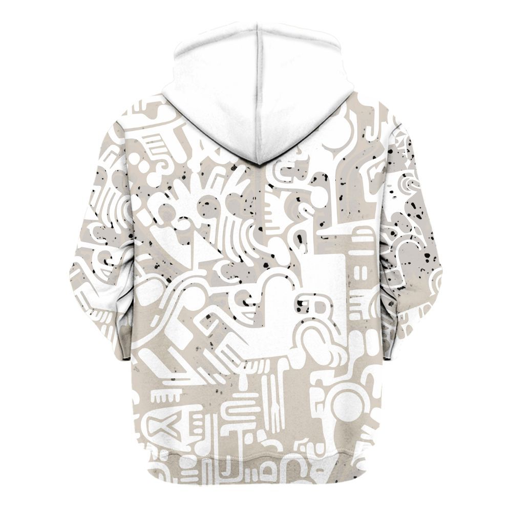 Hoodie To Match Retro Reverse Metallic 5s - Humble Hustle Doodle Retro All Over Print