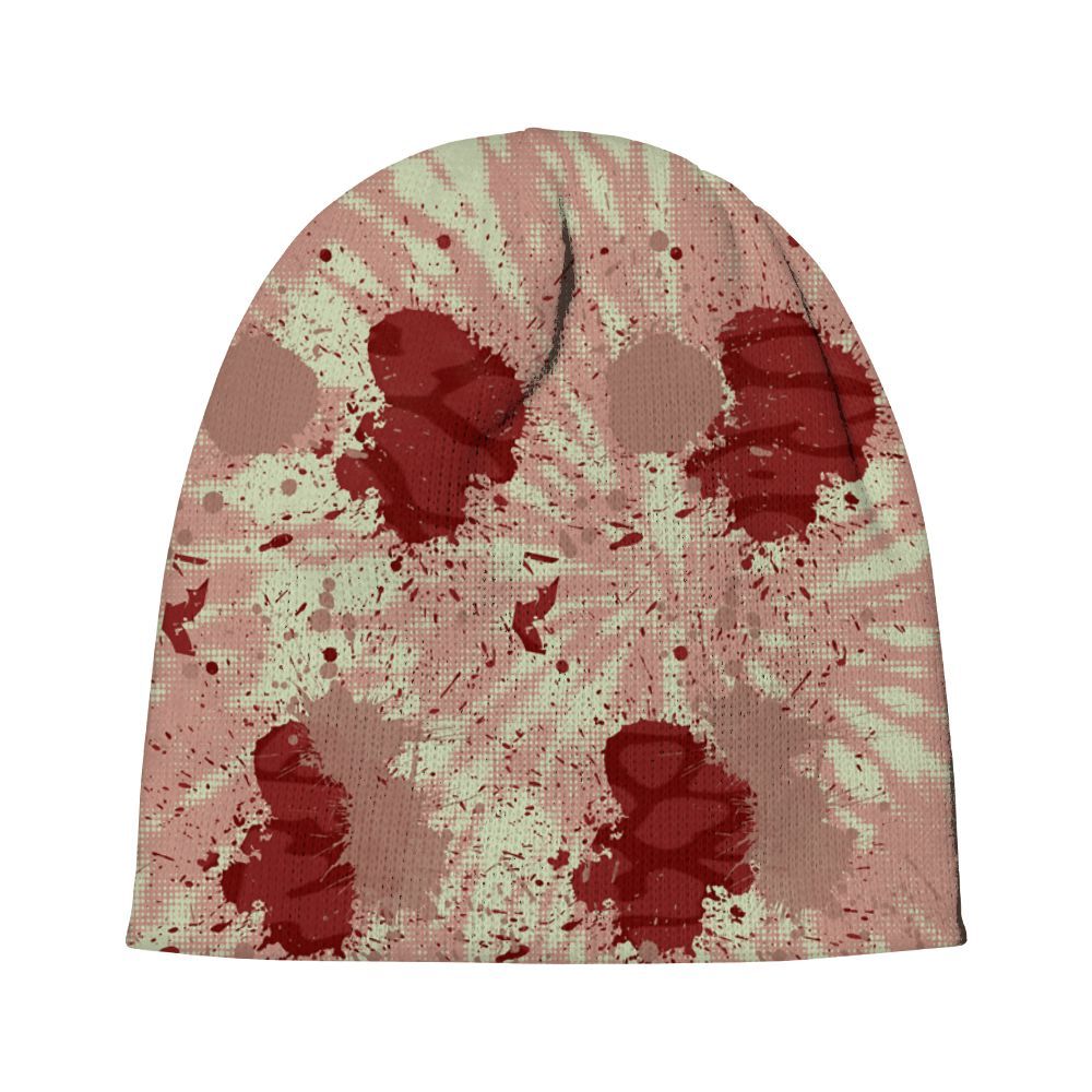 Beanie Hat To Match Valentines Day 3s - Tie Dye Graphic