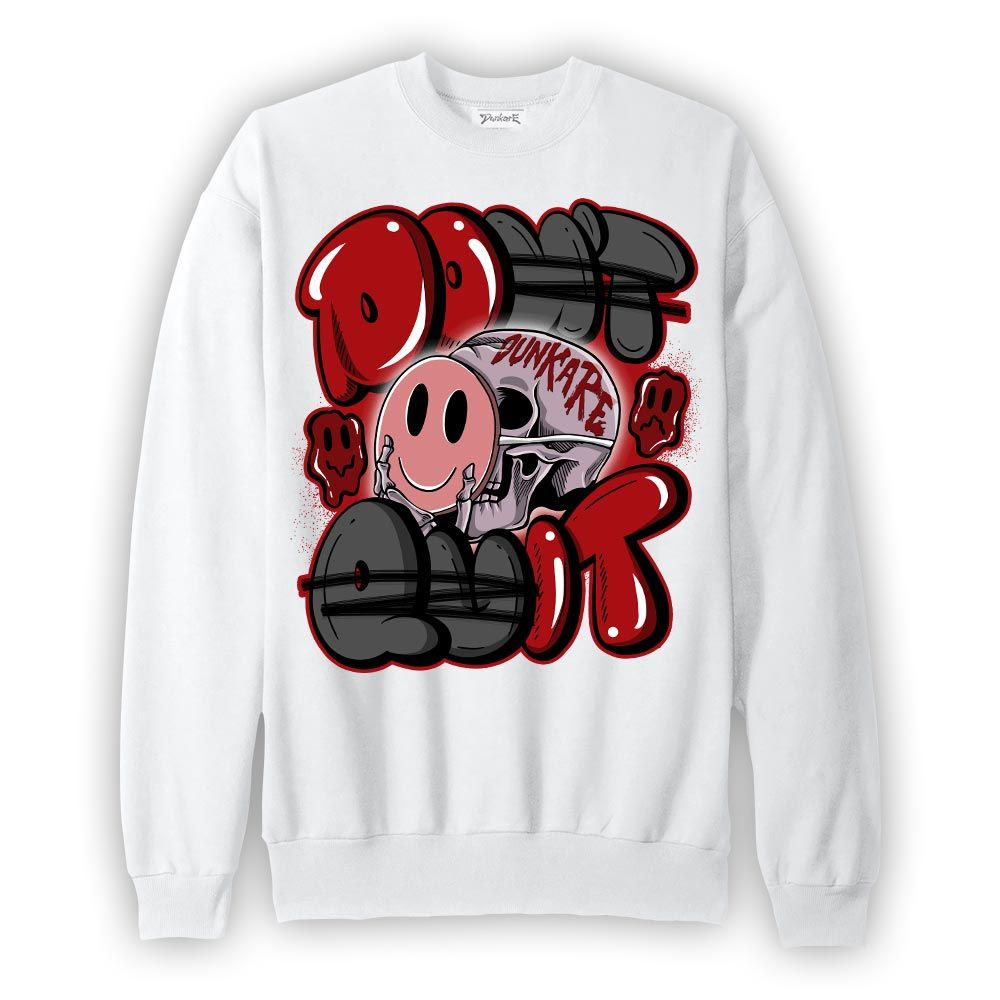 Sweatshirt To match Red Taxi 12s Sweatshirt - Don't Quit Graffiti Graphic