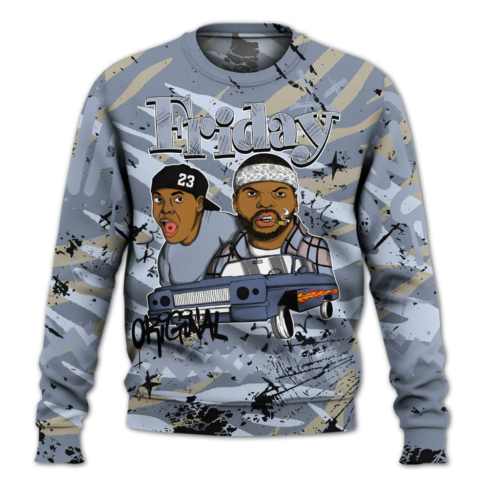 Sweatshirt To Match Ja 2 Induction - Friday Sneaker Crayon All Over Print