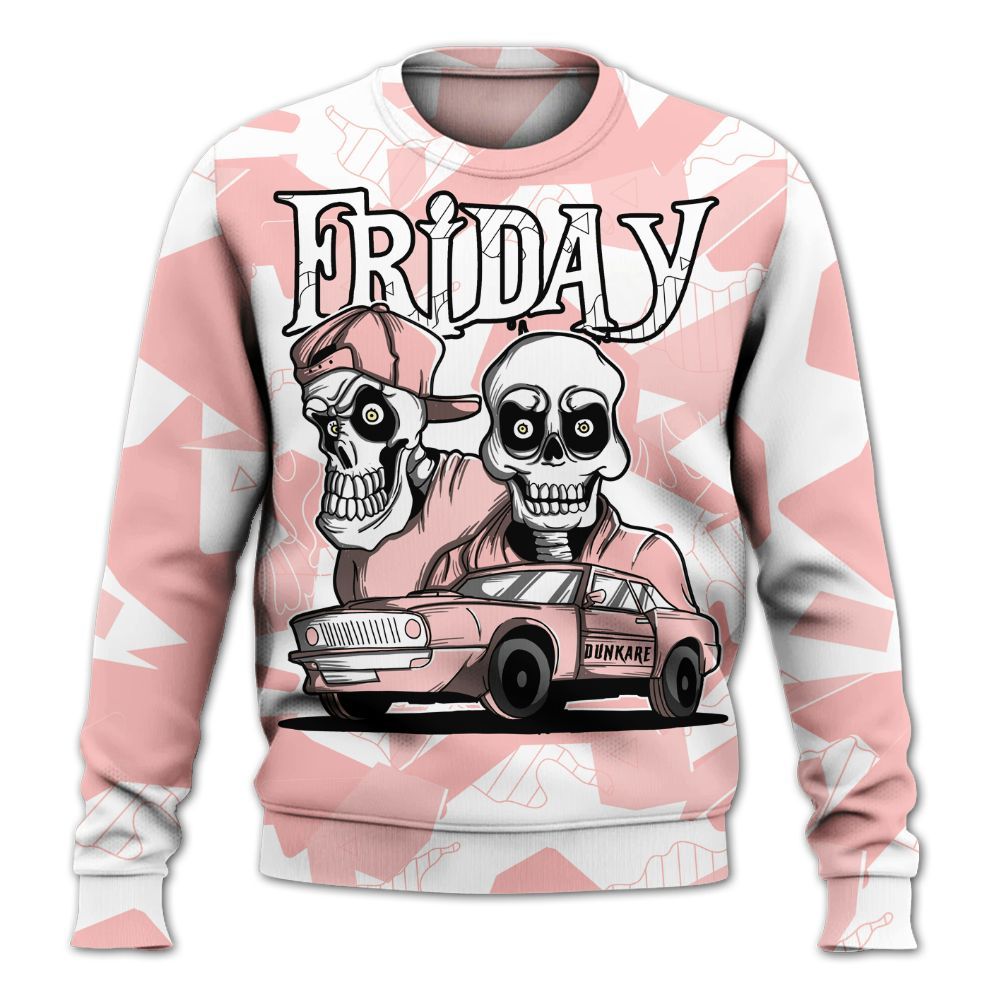 Sweatshirt To Match Low Legend Pink 11s - Friday Funny Retro All Over Print