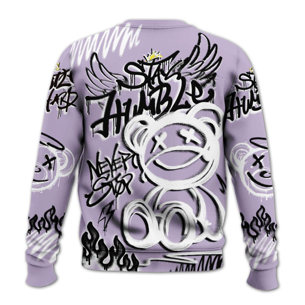 Sweatshirt To Match Low Pure Violet 11s - Humble Drip Streetwear Graffity All Over Print