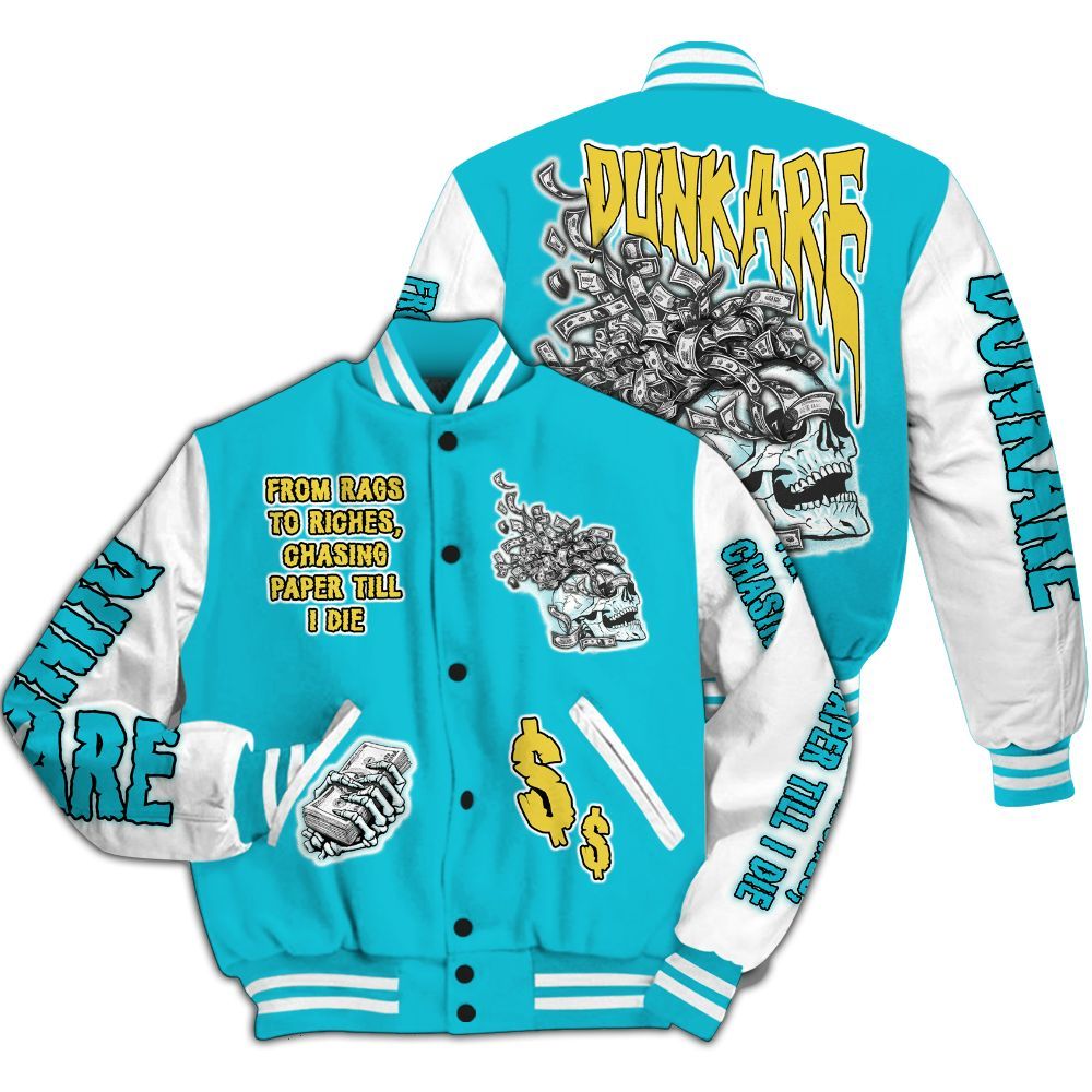 Varsity Jacket To Match Dunk Low KD 17 N7 - From Rags To Riches All Over Print