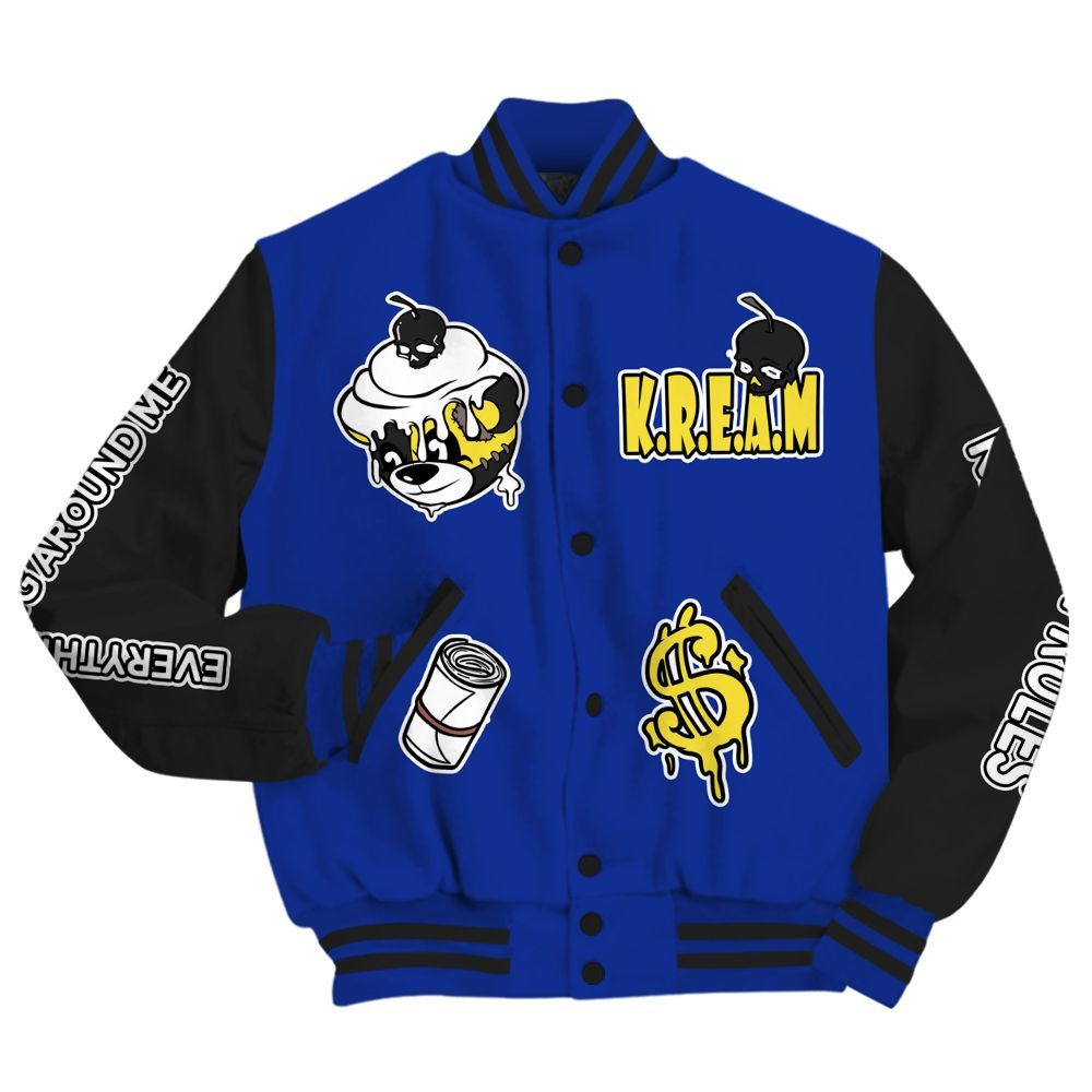 Varsity Jacket To Match Laney 14s - Loot Bear All Over Print