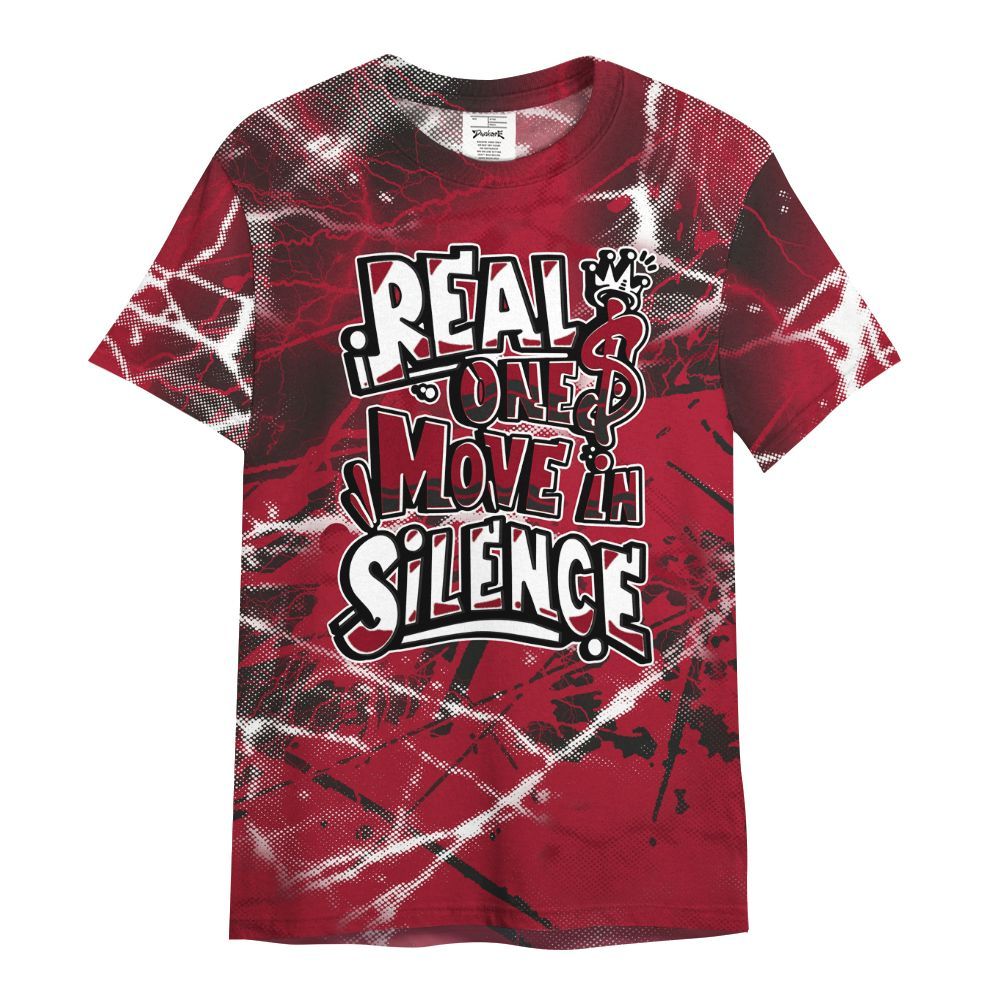 Shirt To Match High OG Black Toe Reimagined 1s - Ones Move In Silence Graphic All Over Print