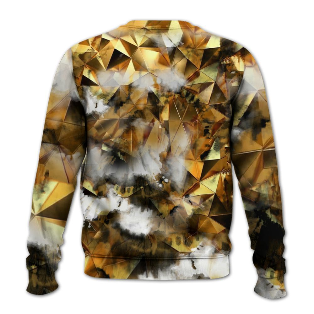 Sweatshirt To Match NET Gold 4s - SNEAKER Girl Money Drip Tie Dye All Over Print
